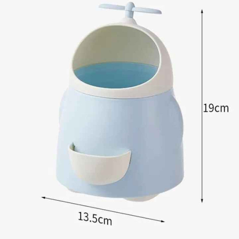 Cute Fan Design Storage Bucket, Multifunctional Pen Holder With Sharpener, Desktop Makeup Brush Storage Box Cute Fan Design Storage Bucket, Multifunctional Pen Holder With Sharpener, Desktop Makeup Brush Storage Box